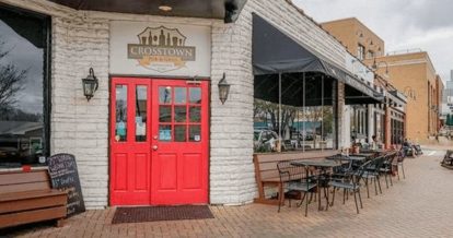 Entrance of Crosstown Pub & Grill